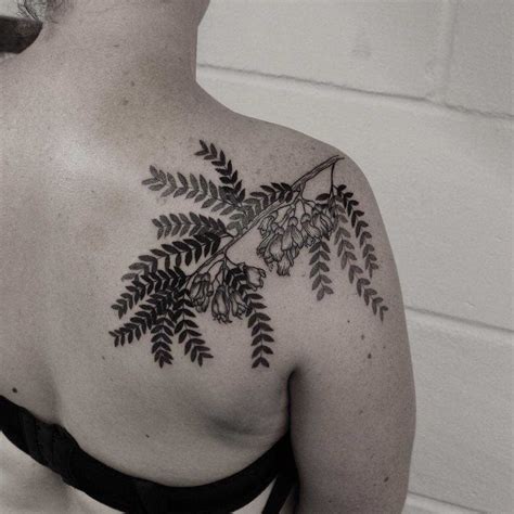 Kowhai tattoo by Oliver Whiting - Tattoogrid.net