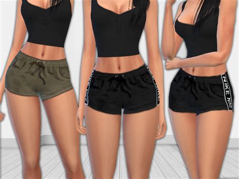 The Sims Resource - Tracking Athletic Shorts