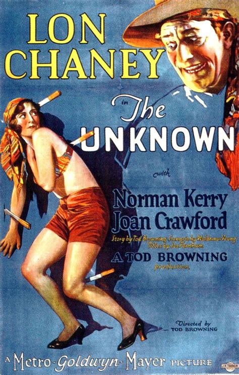 The Unknown (1927) | horrormoviereviews | Movie posters, Classic movie ...