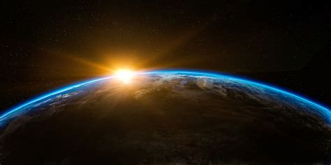 Sunrise over the Earth image - Free stock photo - Public Domain photo ...