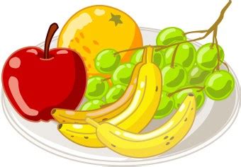 Fruit Plate clip art
