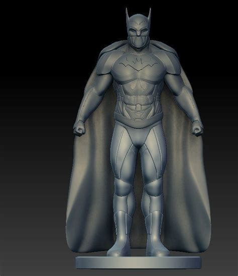 Batman 3d print statue free 3D model 3D printable | CGTrader