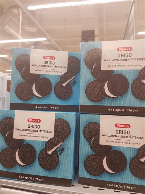 Finnish knock-off Oreos "Origos" : r/crappyoffbrands