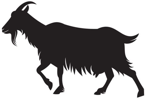 Goat Silhouette PNG Clip Art Image | Animal silhouette, Silhouette art, Silhouette png