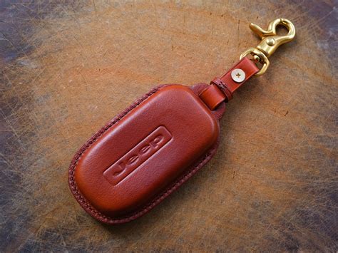 Jeep Key Fob Cover 5 Buttons Handcraft Leather Key Case | Etsy