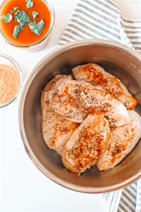 Instant Pot Burrito Style Shredded Chicken - that's what she eats.