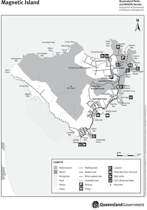 Magnetic Island map - Ontheworldmap.com