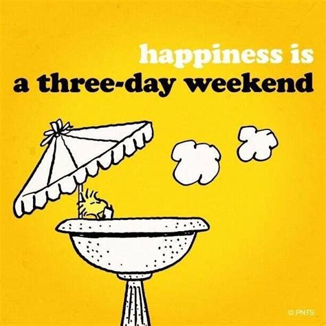 Happiness is a three-day Weekend :: Days - Weekend :: MyNiceProfile.com