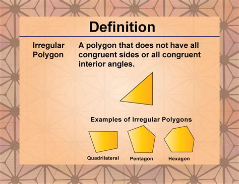 Definition--Polygon Concepts--Irregular Polygon | Media4Math