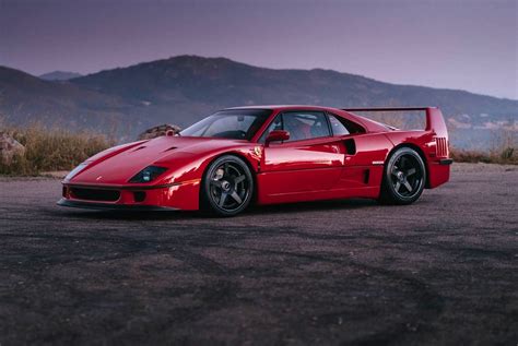 Ferrari F40 with Satin Black HRE Wheels - GTspirit