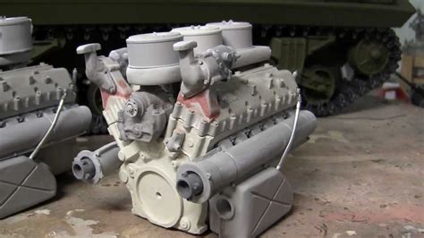 1/6th scale Scratch built German Tiger I Tank project video #6 (Maybach Engines) HD video - YouTube