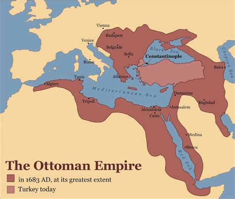 Ottoman Empire Map 1453