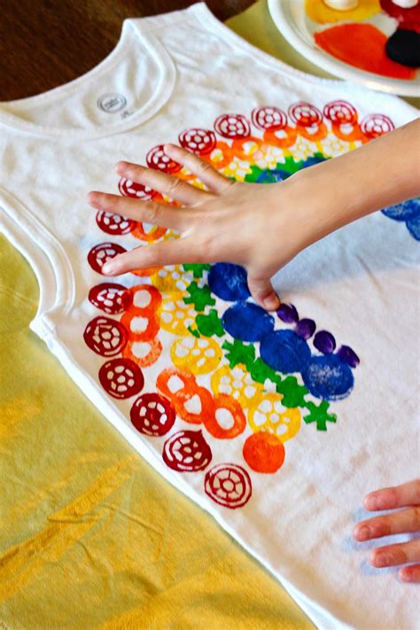 Rainbow T-Shirt DIY for Kids - Welcome To Nana's