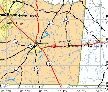 Wingate, North Carolina (NC 28174) profile: population, maps, real ...