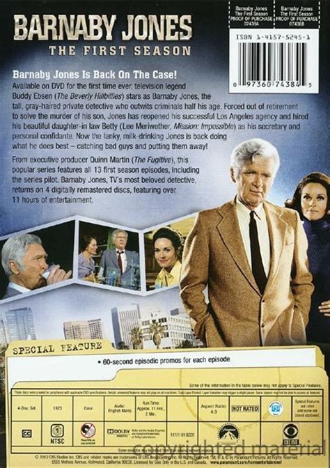 Barnaby Jones: The First Season (DVD 1973) | DVD Empire