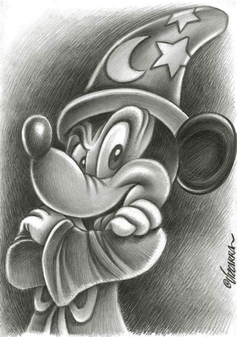 Mickey Mouse Pencil Drawing