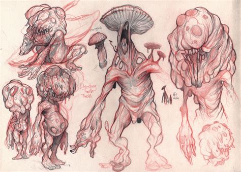 ArtStation - Spore Creatures, April Prime | Sketch book, Silent hill art, Creature design