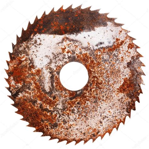 Old rusty circular saw blade Stock Photo by ©Taigi 51529799