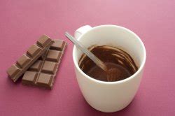 Delicious hot chocolate drink in a mug - Free Stock Image