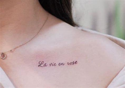 Tattoo in French