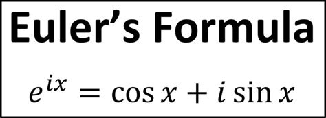 Euler's Formula