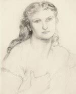 DANTE GABRIEL ROSSETTI | Sketch for Venus Verticordia | Victorian, Pre-Raphaelite and British ...