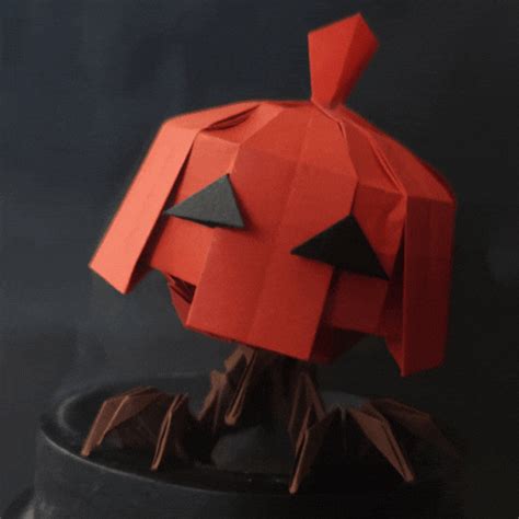 How to Fold This Origami Jack O’ Lantern Modular