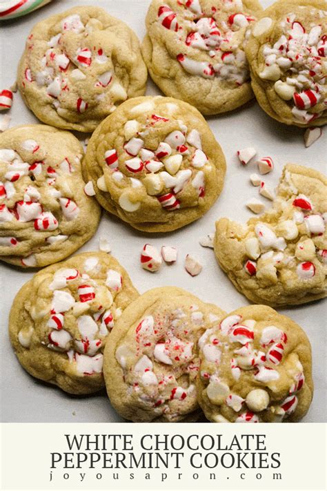 White Chocolate Peppermint Cookies | Recipe | Chocolate peppermint ...