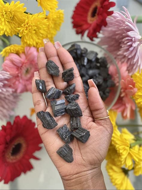 Raw Black Tourmaline – Solace Crystals