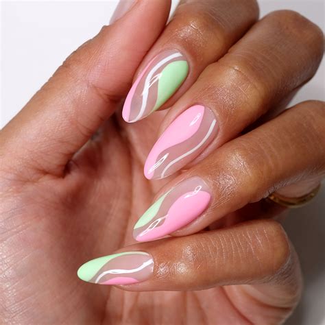 Sweeten Up Your Mani With Juicy Pink And Green Nails - Lulus.com ...