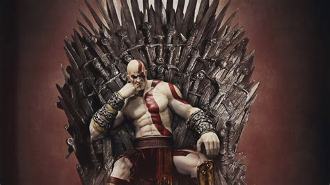 1920x1080 Kratos On Thrones Laptop Full HD 1080P ,HD 4k Wallpapers,Images,Backgrounds,Photos and ...