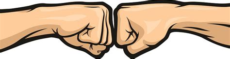 Fist Clipart Fist Bump Pencil And In Color Fist Clipart Fist Bump ...