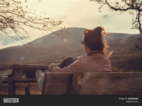 Woman Nature Sunset. Image & Photo (Free Trial) | Bigstock