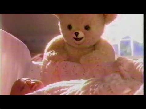 1988 Snuggle Bear Creepily Stalks Sleeping Baby Commercial - YouTube