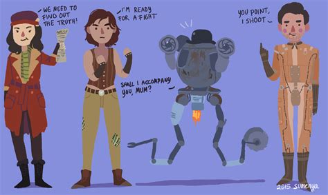 FO4 lineup 2 by sumenya on DeviantArt