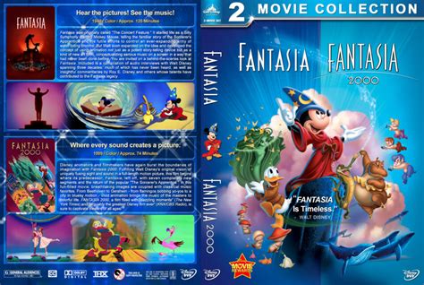 Fantasia Double feature dvd cover (1940-1999) R1 Custom