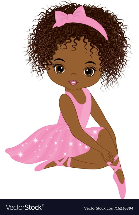 Black Ballerina Printable Clipart Ballerina Black Little ...