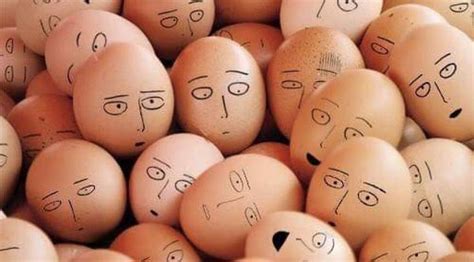 Eggs Saitama | One punch man, One punch man manga, Saitama one punch