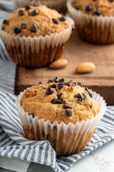 Almond Flour Chocolate Chip Muffins - Lauren Kelly Nutrition