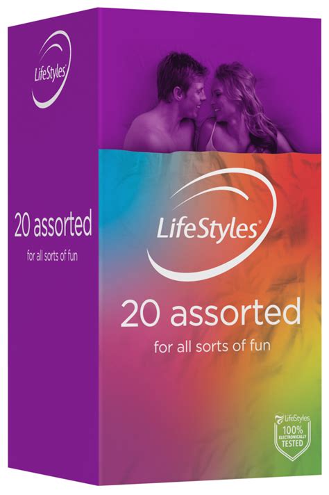 Assorted Condoms | Combination of Colors,Textures & Flavors LifeStyles®