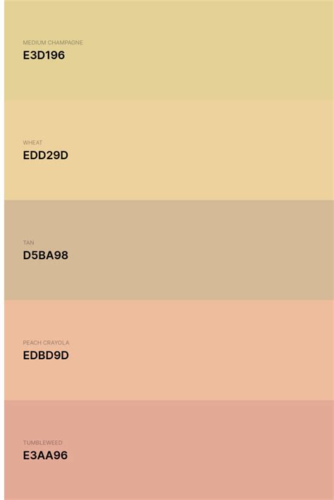 Pantone Beige color palette: The analogous color scheme | Analogous ...