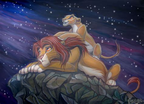 Simba and Kiara by OmegaLioness on DeviantArt