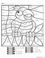 Color By Number Coloring Pages Educational Multiplication Math 2020  sketch template