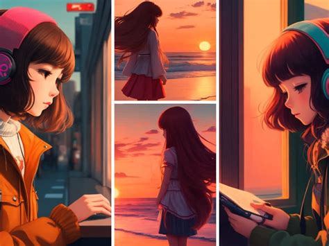 A professional manga lofi anime digital art illustrations using ai | Upwork