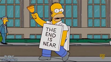 The world is ending! video clip by The Simpsons