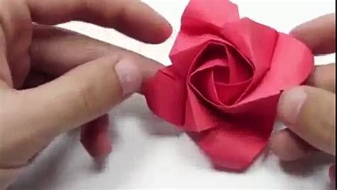 Origami ideas: Step By Step Origami Rose Instructions