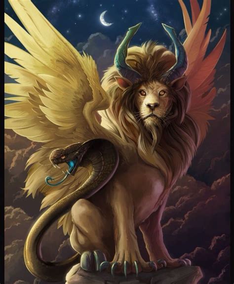 chimera lion - Sök på Google (With images) | Mythical creatures ...