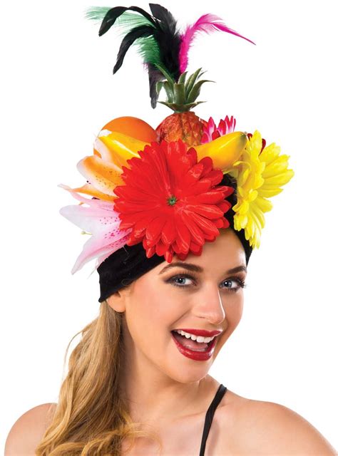 Carmen Miranda Fruit Hat, Tropicalia Novelty Fruit Hat