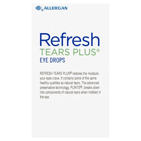 Refresh Tears PLUS Eye Drops 15mL – Discount Chemist