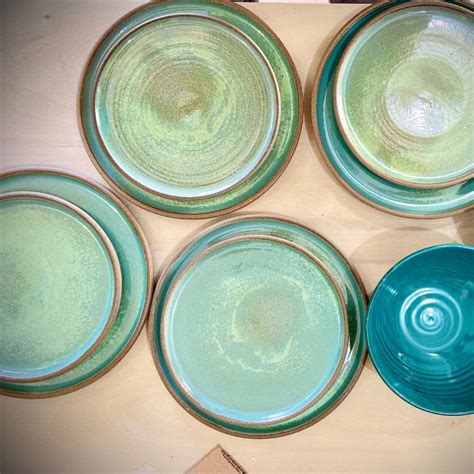 Handmade Freshly Designed Functional Pottery Dishes by einavcraft Pottery Plates, Ceramic Plates ...